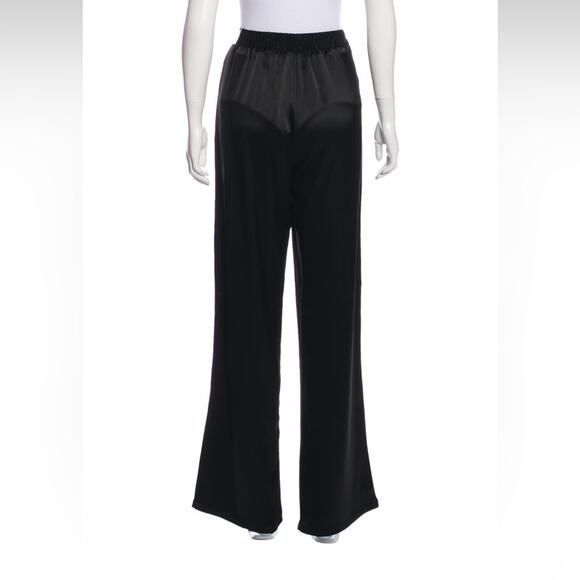 Black Georgia Alice high-rise wide-leg pants with dual pockets - Picture 3 of 4